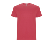T-shirt manches courtes en coton 190 g/m² Roly Direct Stafford couleur rouge désaturé