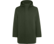 Parka unisexe 3/4 avec capuche amovible et zip Roly Direct Dome couleur vert militaire