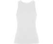 Débardeur femme en maille côtelée 270 g/m² Roly Direct Dribe couleur blanc