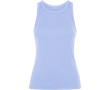 Débardeur femme en maille côtelée 270 g/m² Roly Direct Dribe couleur bleu pastel