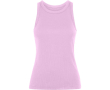Débardeur femme en maille côtelée 270 g/m² Roly Direct Dribe couleur rose clair