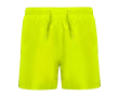 Short de bain avec poches latérales 100 g/m² Roly Direct Aqua couleur jaune fluorescent