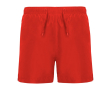 Short de bain avec poches latérales 100 g/m² Roly Direct Aqua couleur rouge