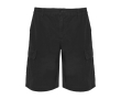 Bermuda de travail en coton et polyester 200 g/m² Roly Armour couleur noir