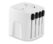 Adaptateur de voyage universel à offrir en cadeau couleur blanc