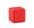 Cube anti-stress personnalisé avec logo couleur rouge