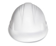 Balle anti-stress en forme de casque couleur blanc