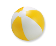 Ballon de plage publicitaire pour entreprises couleur jaune