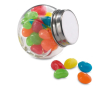 Bonbons publicitaires en pot couleur multicolore