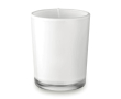 Bougie aromatique promotionnelle couleur blanc