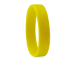 Bracelet en silicone personnalisé couleur jaune