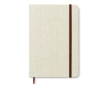 Cahiers à couverture rustique personnalisés couleur beige