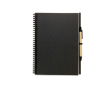 Carnet pour publicité en papier recyclé couleur noir