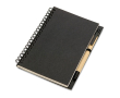Carnet personnalisé en papier recyclé couleur noir
