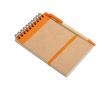 Bloc notes avec logo à offrir couleur orange
