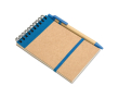 Bloc notes avec logo à offrir couleur bleu