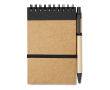 Bloc notes avec logo à offrir couleur noir
