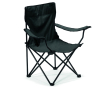 Chaise de camping / plage personnalisée couleur noir