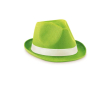 Chapeau promotionnel en polyester couleur lime