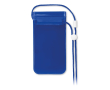 Coque de portable publicitaire étanche couleur bleu