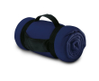 Couverture publicitaire polaire couleur bleu