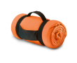 Couverture publicitaire polaire couleur orange