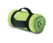 Couverture publicitaire polaire couleur lime
