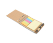 Cahier avec stylo et bandes adhésives couleur beige
