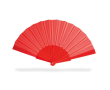 Éventails sérigraphiés pour publicité couleur rouge