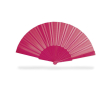 Éventails sérigraphiés pour publicité couleur fuchsia