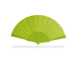 Éventails sérigraphiés pour publicité couleur lime