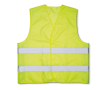Gilets réfléchissants sérigraphiés couleur jaune