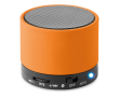 Enceinte publicitaire circulaire Bluetooth couleur orange