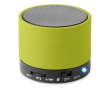 Enceinte publicitaire circulaire Bluetooth couleur lime