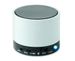 Enceinte publicitaire circulaire Bluetooth couleur blanc