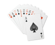Jeu de cartes promotionnel dans une boîte couleur rouge
