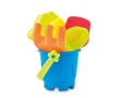 Seau de plage avec accessoires couleur multicolore