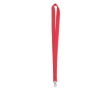 Lanyard personnalisé économique (2 cm) couleur rouge
