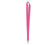 Lanyard personnalisé économique (2 cm) couleur fuchsia