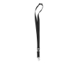 Lanyard personnalisé pour entreprises (2 cm) couleur noir