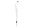 Lanyard personnalisé pour entreprises (2 cm) couleur blanc