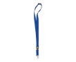 Lanyard personnalisé pour entreprises (2 cm) couleur bleu roi 
