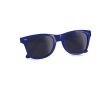 Lunettes de soleil sérigraphiées avec logo couleur bleu