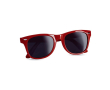 Lunettes de soleil sérigraphiées avec logo couleur rouge