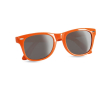 Lunettes de soleil sérigraphiées avec logo couleur orange