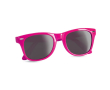 Lunettes de soleil sérigraphiées avec logo couleur fuchsia