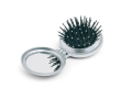 Miroir avec brosse à cheveux couleur argenté