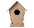 Maison pour oiseaux en aggloméré couleur bois