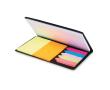 Ensemble publicitaire de notes autocollantes et carnet couleur noir