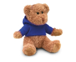 Ours en peluche promotionnel avec T-shirt couleur bleu